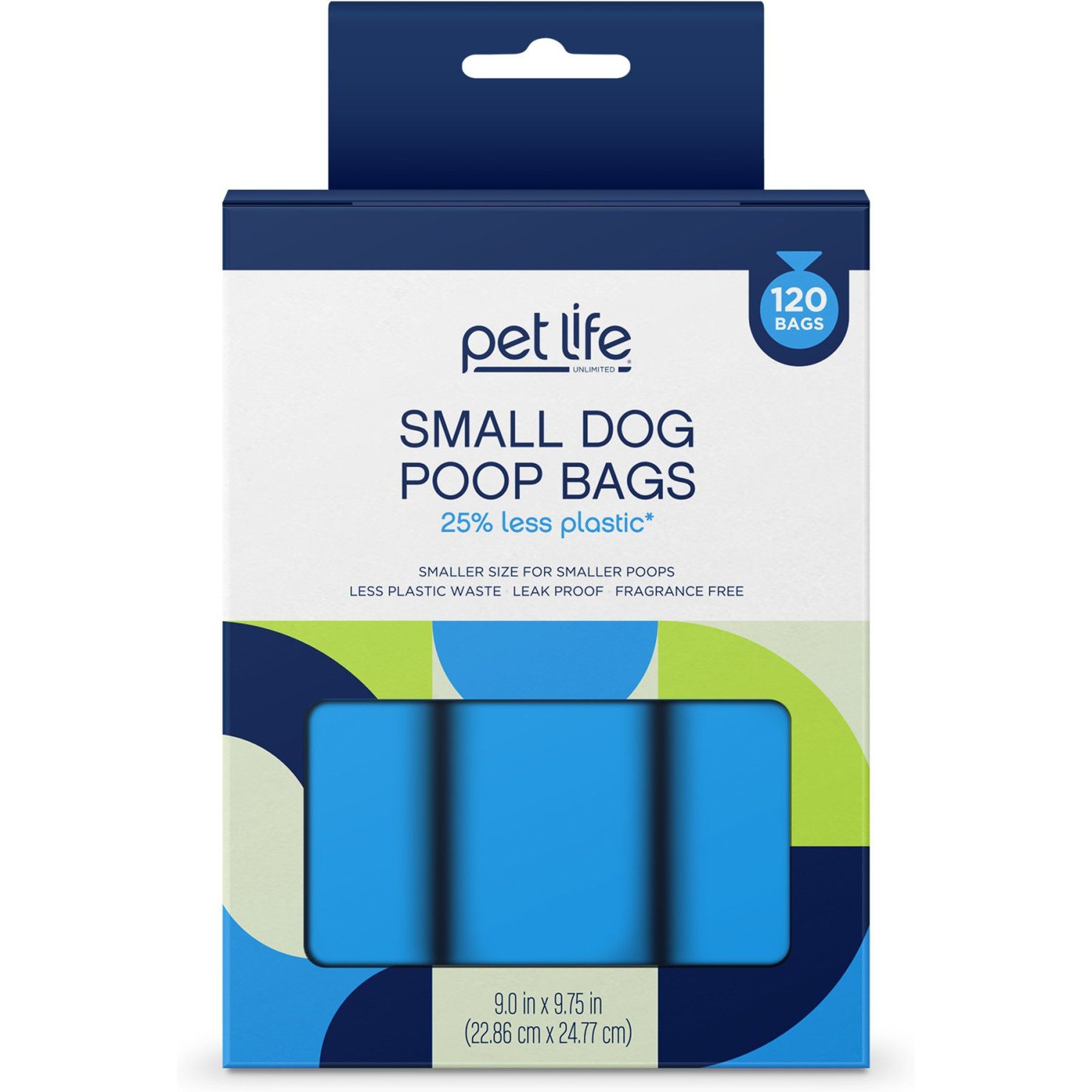 Pet Life Unlimited Dog Poop Bags, Small, Unscented, 120 count