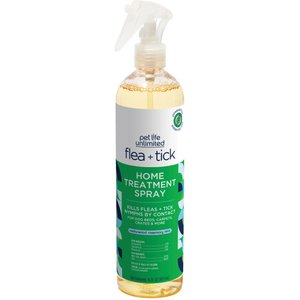 Pet Life Unlimited Flea & Tick Home Treatment Dog Spray, 16-fl oz bottle