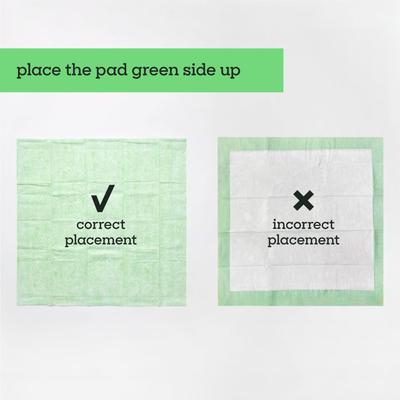 Show full view: Pet Life Unlimited Health Tracker Dog Pee Pads, Large: 22 x 22-in, Unscented, 10 count slide 3 of 9
