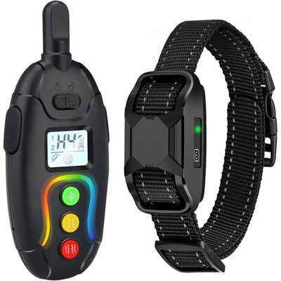 Pet Life Pet Life Vibrange Waterproof Dog Training Collar, Black