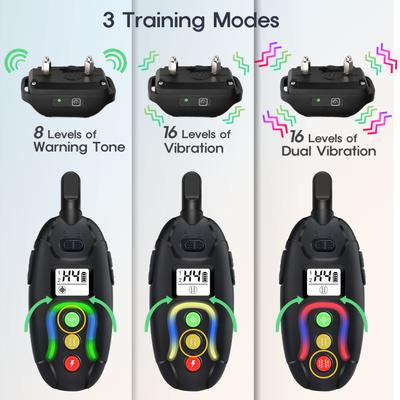 Show full view: Pet Life Vibrange Waterproof Dog Training Collar, Black slide 8 of 9