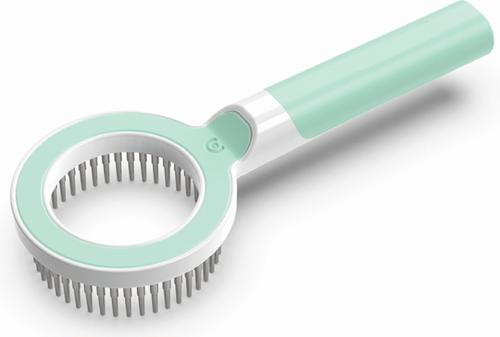 Show full view: Pet Life WAGNIFY 360 Degree & Multi-Directional Modern Grooming Dog & Cat Rake Comb, Green slide 2 of 7