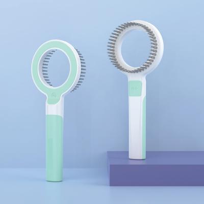 Show full view: Pet Life WAGNIFY 360 Degree & Multi-Directional Modern Grooming Dog & Cat Rake Comb, Green slide 4 of 7