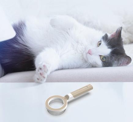 Show full view: Pet Life WAGNIFY 360 Degree & Multi-Directional Modern Grooming Dog & Cat Rake Comb, Green slide 7 of 7