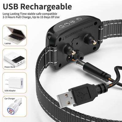 Show full view: Pet Life Woofade Waterproof Dog Bark Collar, Black slide 3 of 8