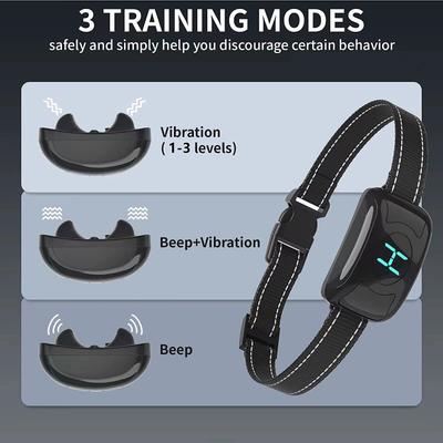 Show full view: Pet Life Woofade Waterproof Dog Bark Collar, Black slide 2 of 8