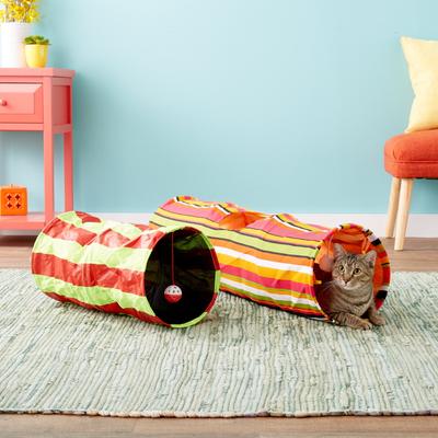 Show full view: Pet Magasin Collapsible Cat Tunnel Toys, 2-pack slide 8 of 10