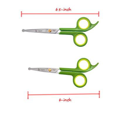 Show full view: Pet Magasin Dog & Cat Grooming Scissors with Round Safety Tip, 2 pack slide 2 of 7
