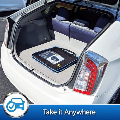 Show full view: Pet Magasin Foldable Soft Dog Crate, Black & Blue slide 6 of 7