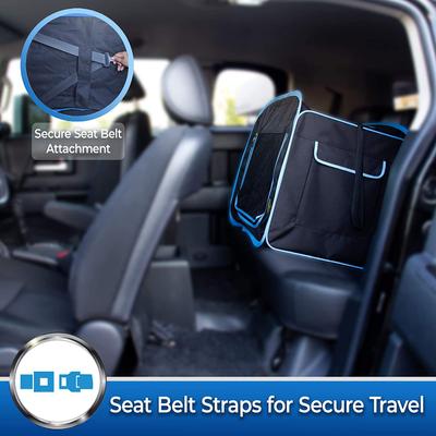 Show full view: Pet Magasin Foldable Soft Dog Crate, Black & Blue slide 7 of 7