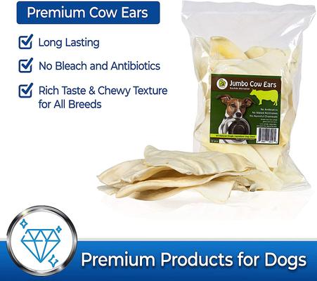 Show full view: Pet Magasin Jumbo Cow Ears Dog Treats, 12 count slide 7 of 7