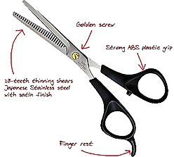 Pet Magasin Professional Thinning Scissors with Toothed Blade slide 2 of 3