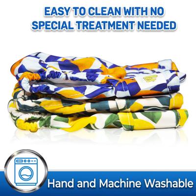 Show full view: Pet Magasin Reusable Washable Dog Diapers, 3 count, Botanical Fruit, X-Large: 24 to 32-in waist slide 5 of 7