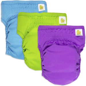 Pet Magasin Reusable Washable Dog Diapers, 3 count, Solid, X-Large: 24 to 32-in waist