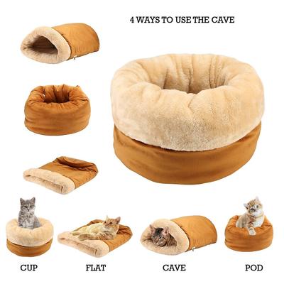 Show full view: Pet Magasin Self Warming Cat Cave, Brown slide 5 of 8