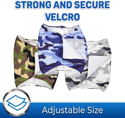 Show full view: Pet Magasin Washable Belly Nappies Male Dog Wraps, Camo, Large: 20 to 31-in waist, 3 count slide 7 of 9