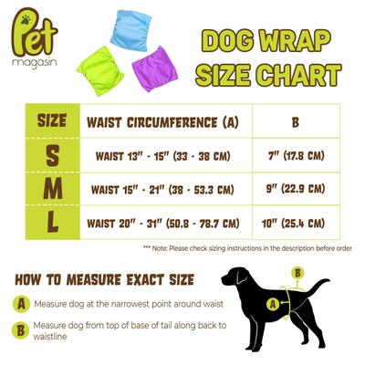 Show full view: Pet Magasin Washable Belly Nappies Male Dog Wraps, Colorful, Medium: 15 to 21-in waist, 3 count slide 2 of 11