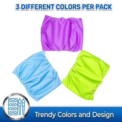 Show full view: Pet Magasin Washable Belly Nappies Male Dog Wraps, Colorful, Medium: 15 to 21-in waist, 3 count slide 6 of 11