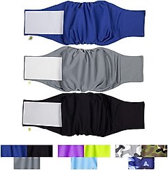Pet Magasin Washable Belly Nappies Male Dog Wraps, Original, Medium: 15 to 21-in waist, 3 count