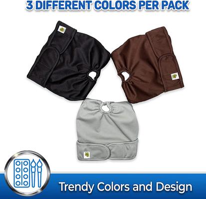 Show full view: Pet Magasin Washable Female Dog Diapers, Original, Large: 16 to 24-in waist, 3 count slide 5 of 9