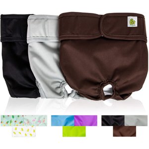 Pet Magasin Washable Female Dog Diapers, Original, X-Small: 10 to 12-in waist, 3 count
