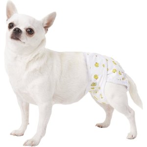 Pet Magasin Washable Female Dog Diapers, Print, Large: 16 to 24-in waist, 3 count