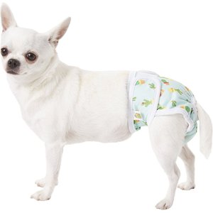 Pet Magasin Washable Female Dog Diapers, Print, Large: 16 to 24-in waist, 3 count