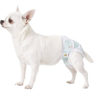 Pet Magasin Washable Female Dog Diapers, Print, Large: 16 to 24-in waist, 3 count