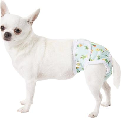 Show full view: Pet Magasin Washable Female Dog Diapers, Print, Medium: 14 to 20-in waist, 3 count slide 8 of 11