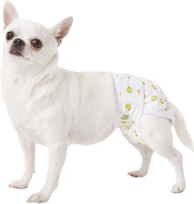 Show full view: Pet Magasin Washable Female Dog Diapers, Print, X-Small: 10 to 12-in waist, 3 count slide 7 of 11
