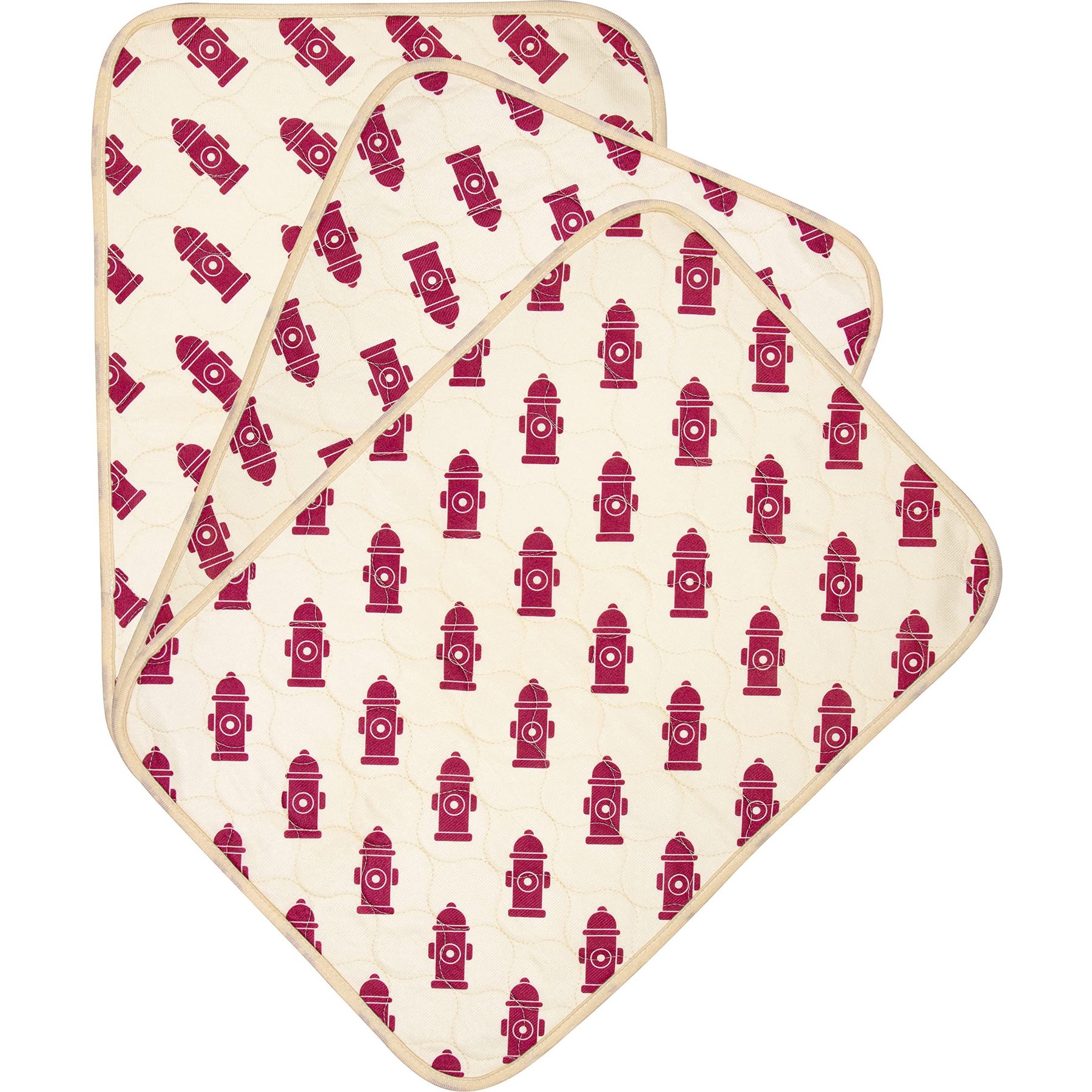 Pet Magasin Washable Pet Training Pads, 3 count, Fire Hydrant, X-Small: 21 x 15-in