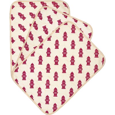 Pet Magasin Pet Magasin Washable Pet Training Pads, 3 count, Fire Hydrant, X-Small: 21 x 15-in