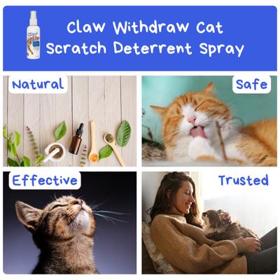 Show full view: Pet MasterMind Claw Withdraw Scratch Deterrent Cat Spray, 8-fl oz bottle slide 6 of 10