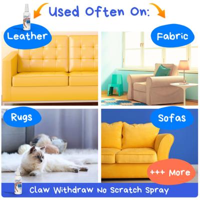 Show full view: Pet MasterMind Claw Withdraw Scratch Deterrent Cat Spray, 8-fl oz bottle slide 5 of 10