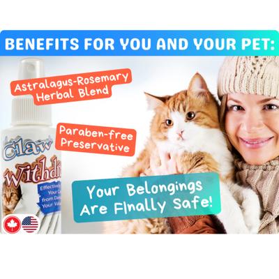 Show full view: Pet MasterMind Claw Withdraw Scratch Deterrent Cat Spray, 8-fl oz bottle slide 8 of 10