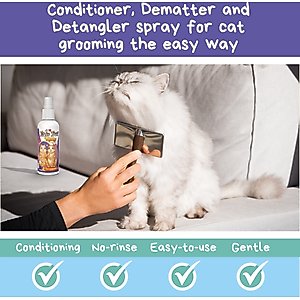 Pet MasterMind Fab Fur Kitty Detangling Cat Spray, 8-fl oz bottle