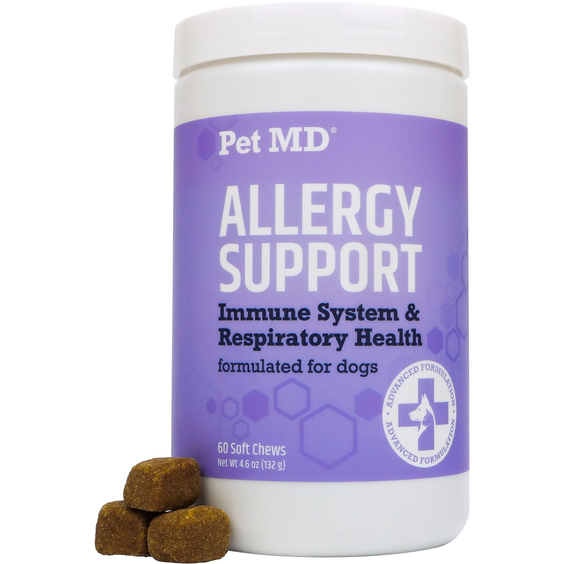 Pet MD Allergy Support Dog Supplement, 60 count