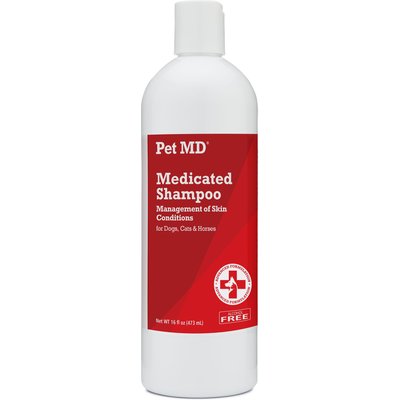 PetMD Antiseptic Dog, Cat & Horse Shampoo, 16-oz
