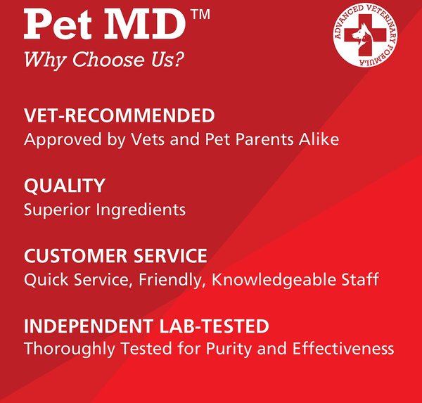 Show full view: Pet MD Antiseptic & Antifungal Medicated Dog, Cat & Horse Shampoo, 16-oz bottle slide 5 of 8