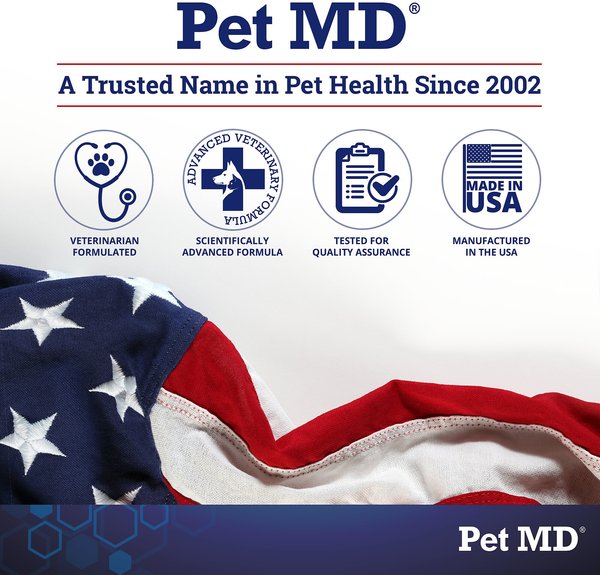 Show full view: Pet MD Antiseptic & Antifungal Medicated Dog, Cat & Horse Shampoo, 16-oz bottle slide 6 of 8