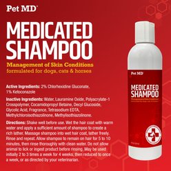 Pet MD Antiseptic & Antifungal Medicated Shampoo, 8-oz bottle slide 2 of 6