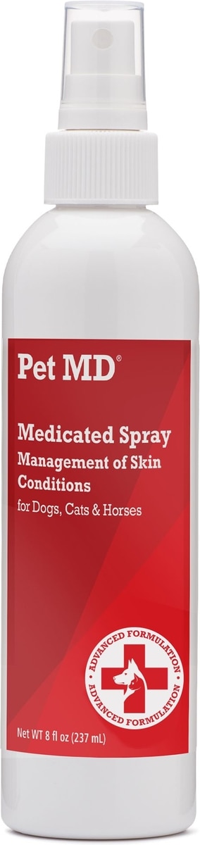 PET MD Antiseptic Antifungal Medicated Spray for Dogs, Cats