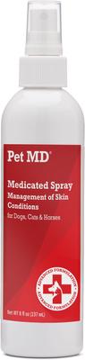 Show full view: Pet MD Antiseptic & Antifungal Medicated Spray for Dogs, Cats & Horses, 8-oz bottle slide 1 of 9
