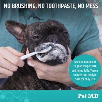 Show full view: Pet MD Apple & Mint Flavor Dog Dental Wipes, 100 count slide 7 of 10