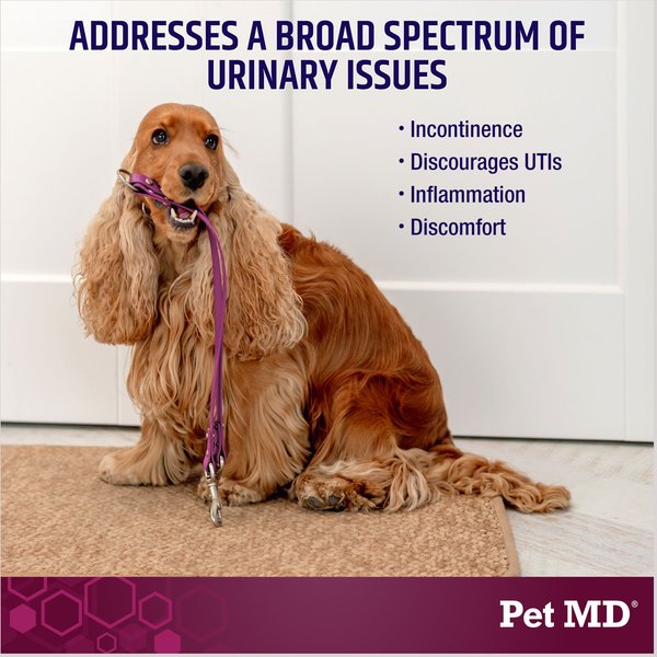 Show full view: Pet MD Bladder Support Plus Cranberry Dog Supplement, 60 count slide 3 of 7