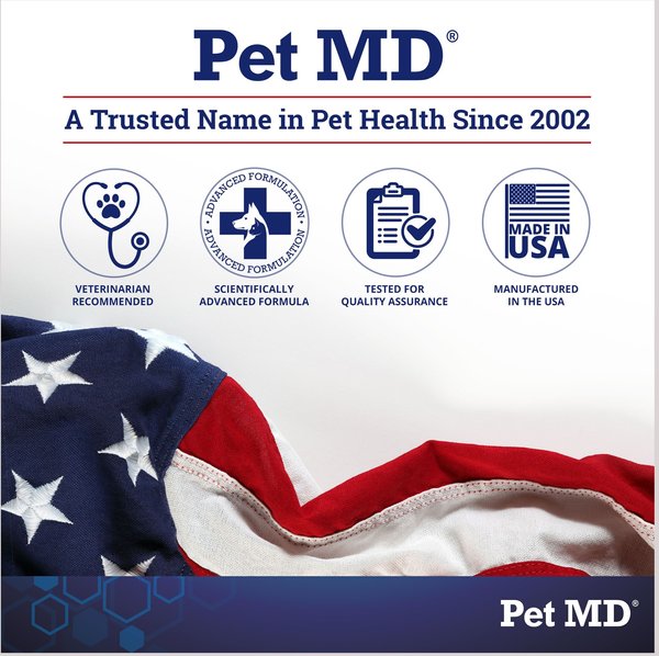 Show full view: Pet MD Bladder Support Plus Cranberry Dog Supplement, 60 count slide 6 of 7