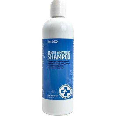 Pet MD Pet MD Bright Whitening Cat & Dog Shampoo, 12-fl oz bottle