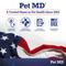 Show in main carousel: Pet MD Chlorhexidine Antiseptic Dog & Cat Wipes, 70 count slide 8 of 9
