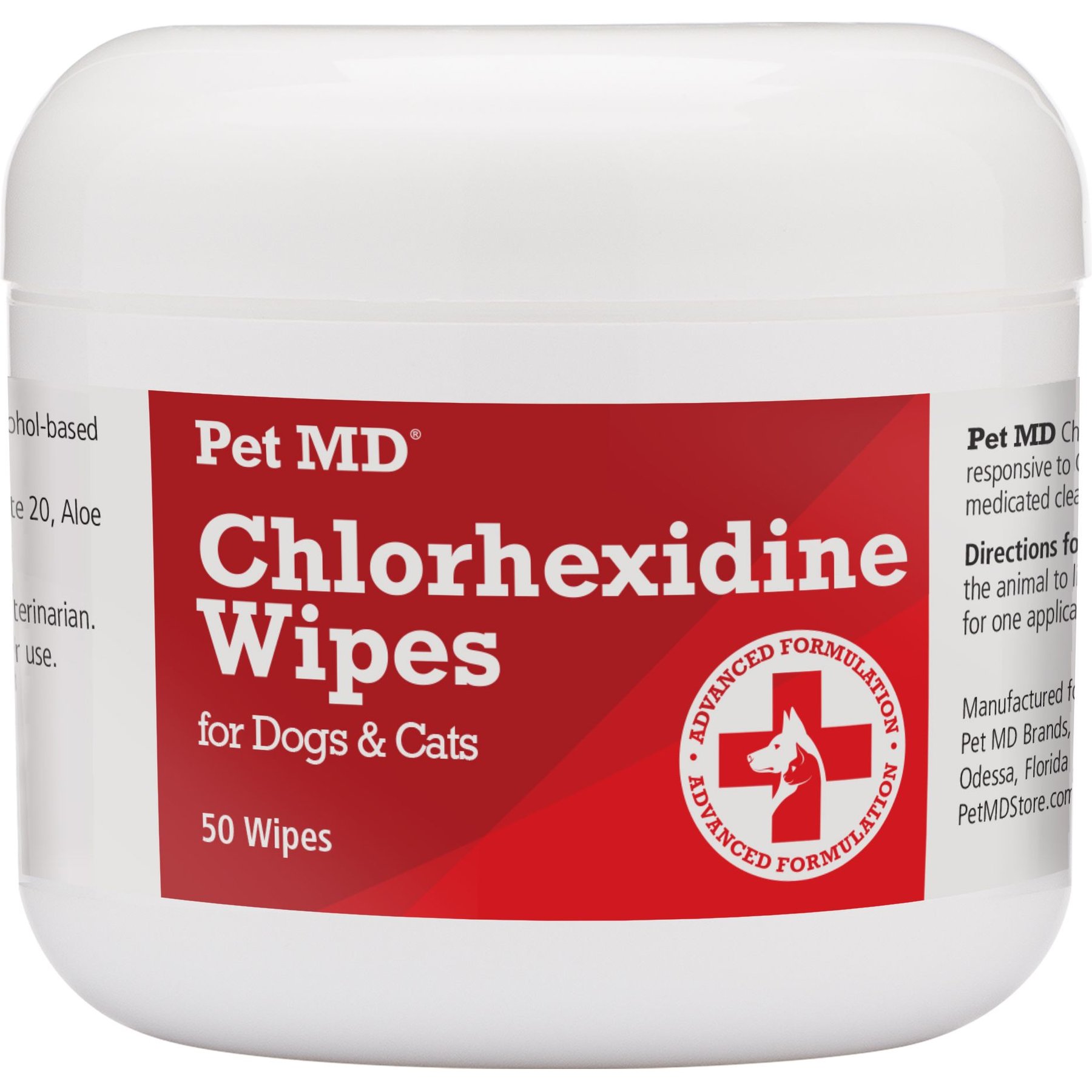 Dog & Cat Wipes, 50 count