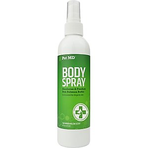 Pet MD Deodorizing Cucumber Melon Cat & Dog Body Spray, 8-fl oz bottle